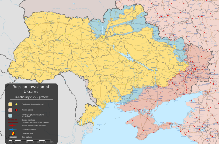 Карта повітряних тривог в Україні