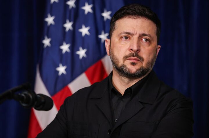 Володимир Зеленський під час виступу