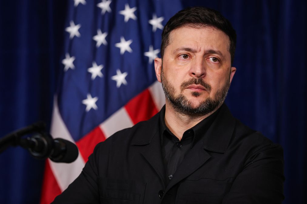 Володимир Зеленський під час виступу