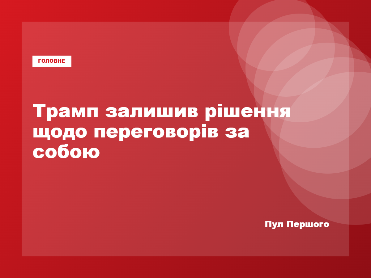 Дональд Трамп заявив про можливі переговори США з Іраном