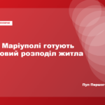Житлові будинки в тимчасово окупованому Маріуполі