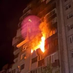 У Запоріжжі після російського удару загорілася багатоповерхівка