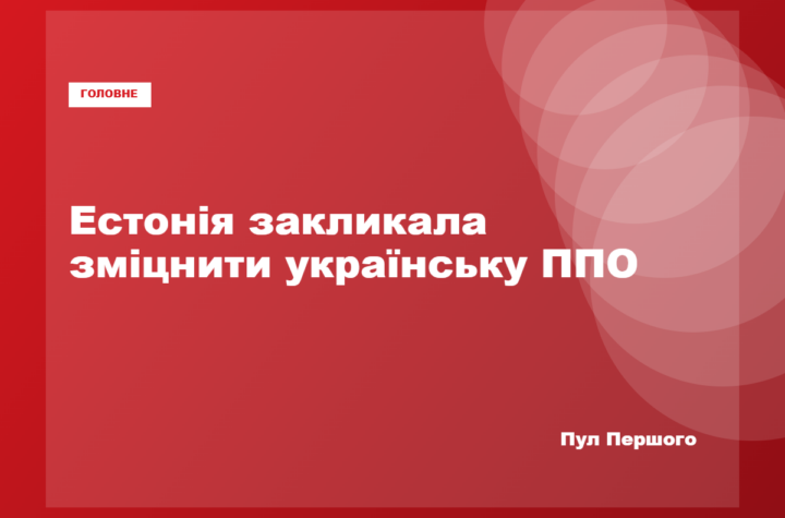 Маргус Цахкна закликав посилити протиповітряну оборону України