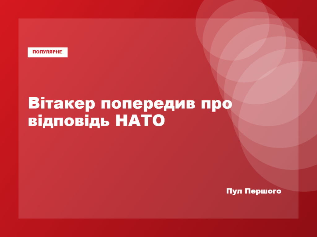 Метью Вітакер заявив про реакцію НАТО на гібридні загрози
