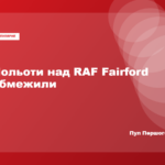 Авіабаза RAF Fairford у Великій Британії